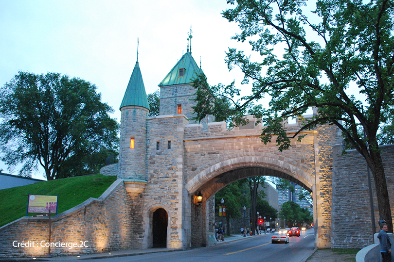 Porte St-Louis, tours guidé à pied, Vieux-Québec